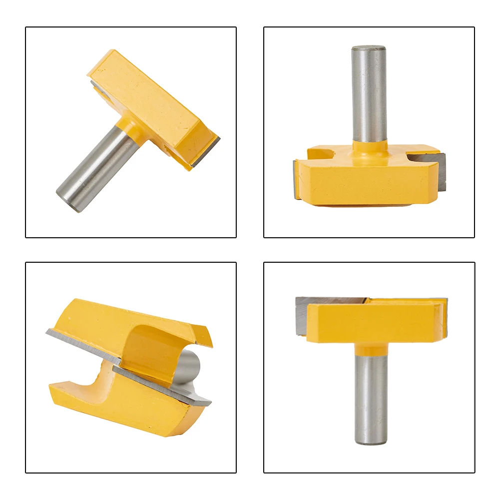 

55 мм аксессуар для фрезы, нижняя фреза, строгальный фрезерный хвостовик, желтый 2-1 4, чистящая фреза, Лидер продаж, новинка