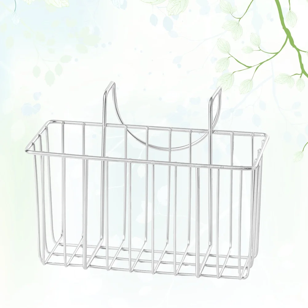 

Kitchen Storage Holder Stainless Steel Sink Storage Hanging Basket Faucet Shelf Sponge Drain Rack kitchen strainer