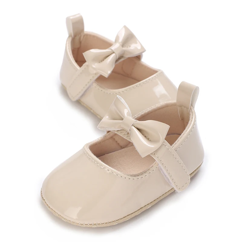 حذاء مشي بتصميم فيونكة سهل الارتداء للفتيات الصغيرات لجميع المواسم الأربعة #3