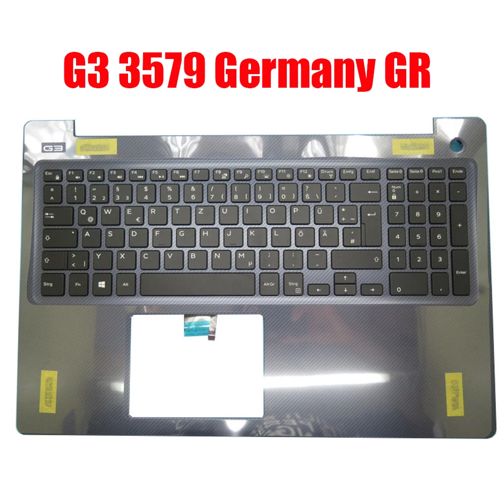 

Германия GR подставка для ноутбука для DELL G3 3579 07t/ч 7t/ч 0K4V14 K4V14 с подсветкой клавиатуры Синяя Верхняя фотография Новинка