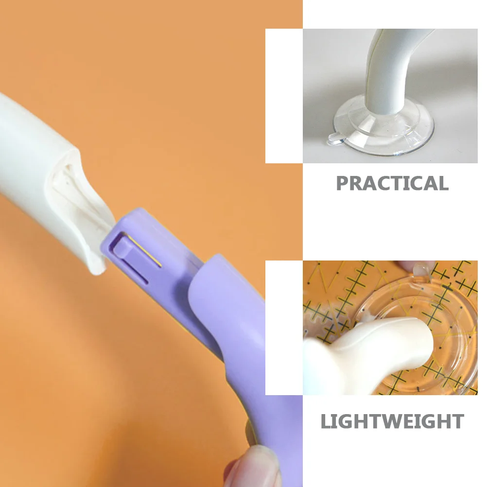 

Suction Handle for Ruler Quilting Ruler Fixator with Strong ABS PVC Material Safe Easy to Assemble Sewing Patchwork Tool