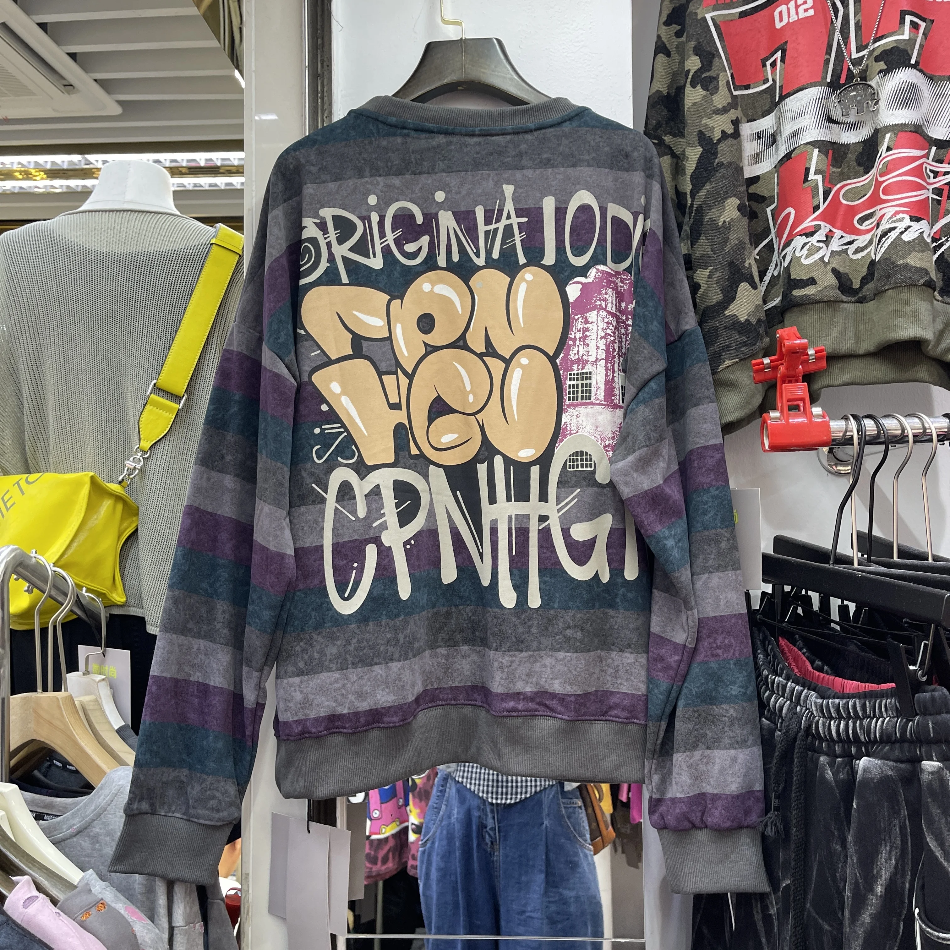 

2025 Autumn New Loose Oversized Heavy Craft Retro Cartoon Bow Girl Versatile Sweatshirt Y2k Clothes Tops Streetwear Women