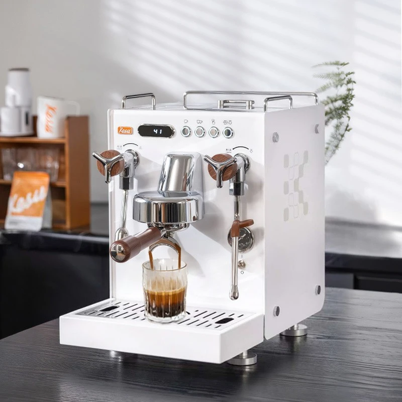 Italian semi-automatic coffee machine,Stainless steel machine,Commercial and household use,Intelligent temperature control