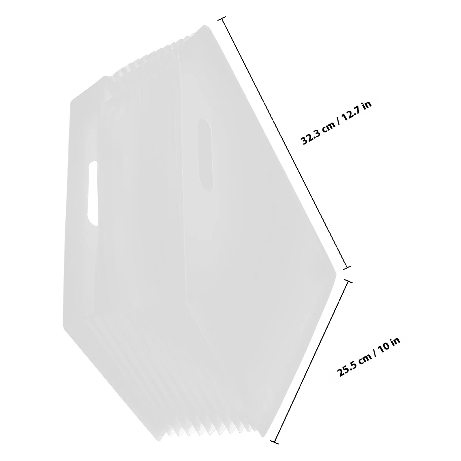 Plastic File Organizer Expandable Folder For Documents Large Capacity Vertical File Holder Small Desktop Storage