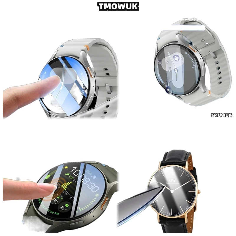 

For Samsung Galaxy Watch6 Classic 40mm Watch7 Ultra FE 47 44 43mm Shatterproof Tempered Glass Screen Protector Perfect Fit