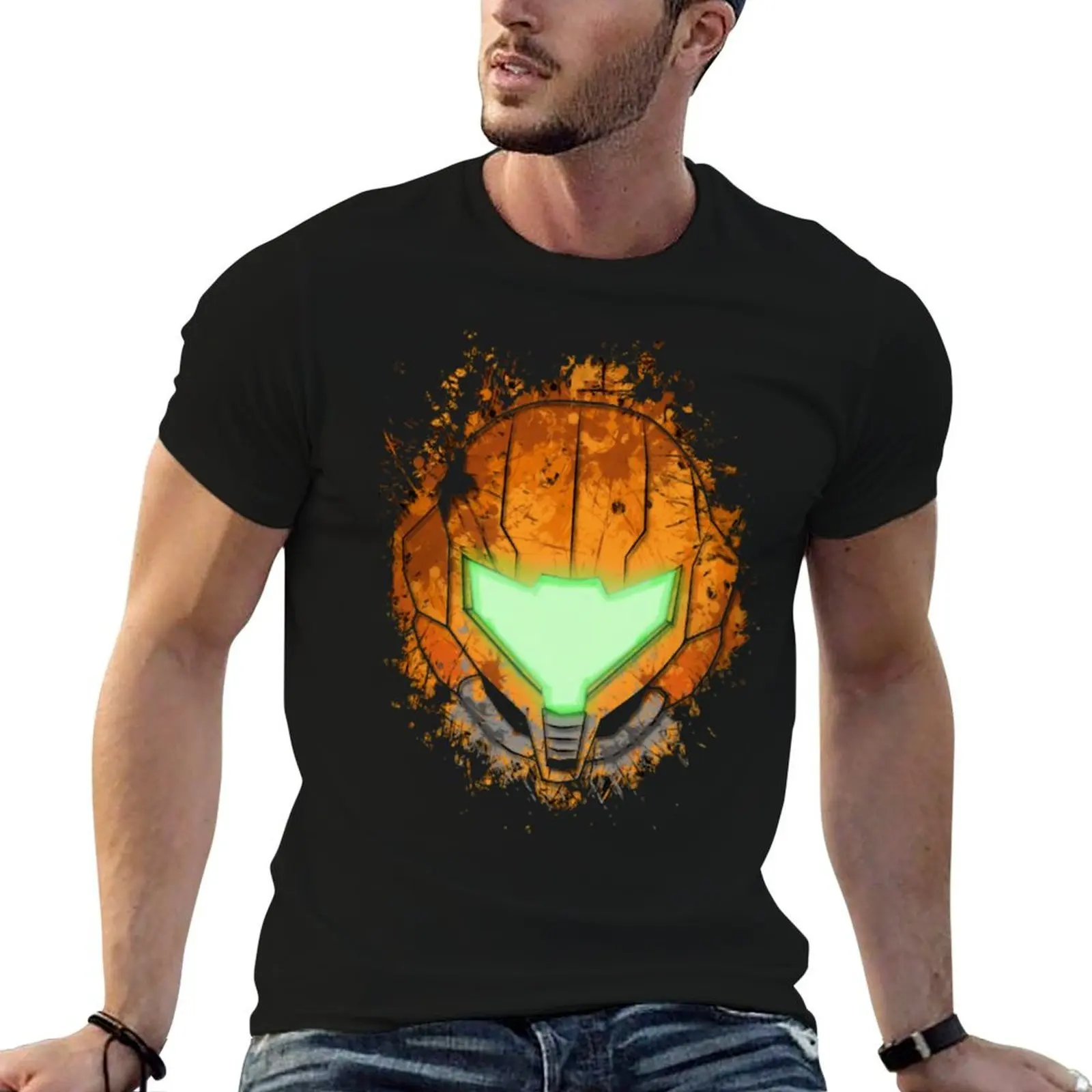 

for cotton T-Shirt SAMUS shirts man casual ARAN t men tshirt graphic man tees 100% shirts t for