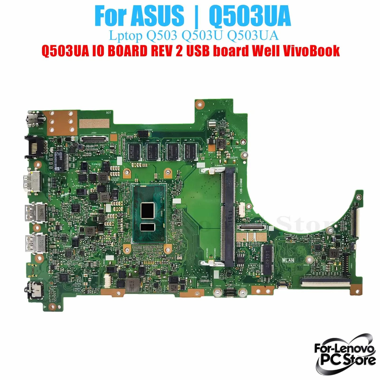 

Q503UA для ASUS VivoBook Flip 15 Q503 Q503UA Q503 Q503U, материнская плата, 100% протестированная материнская плата для ноутбука