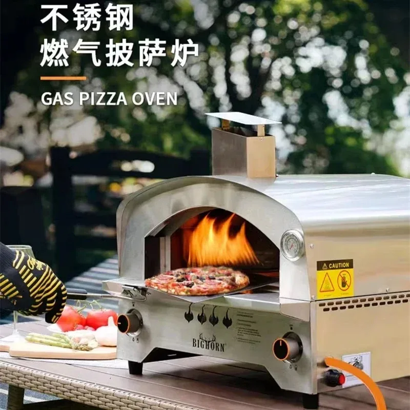 

【Hot Sale】 Pizza Oven Outdoor With Thermometer Stainless Steel Large Traditional Kiln Pizza Oven 오븐 Accessoires De Cuisine Forno
