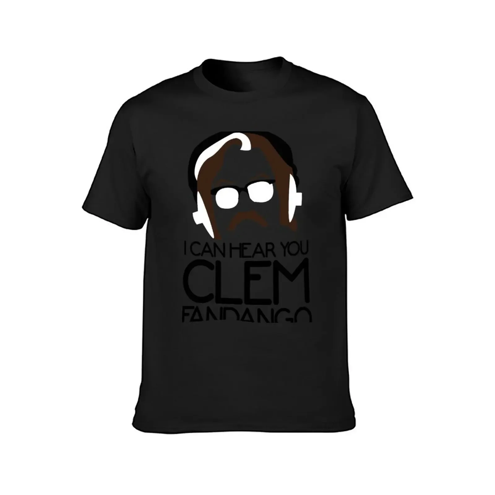 I Can Hear you Clem Fandango T-Shirt oversized graphic tee anime mens t shirts top quality