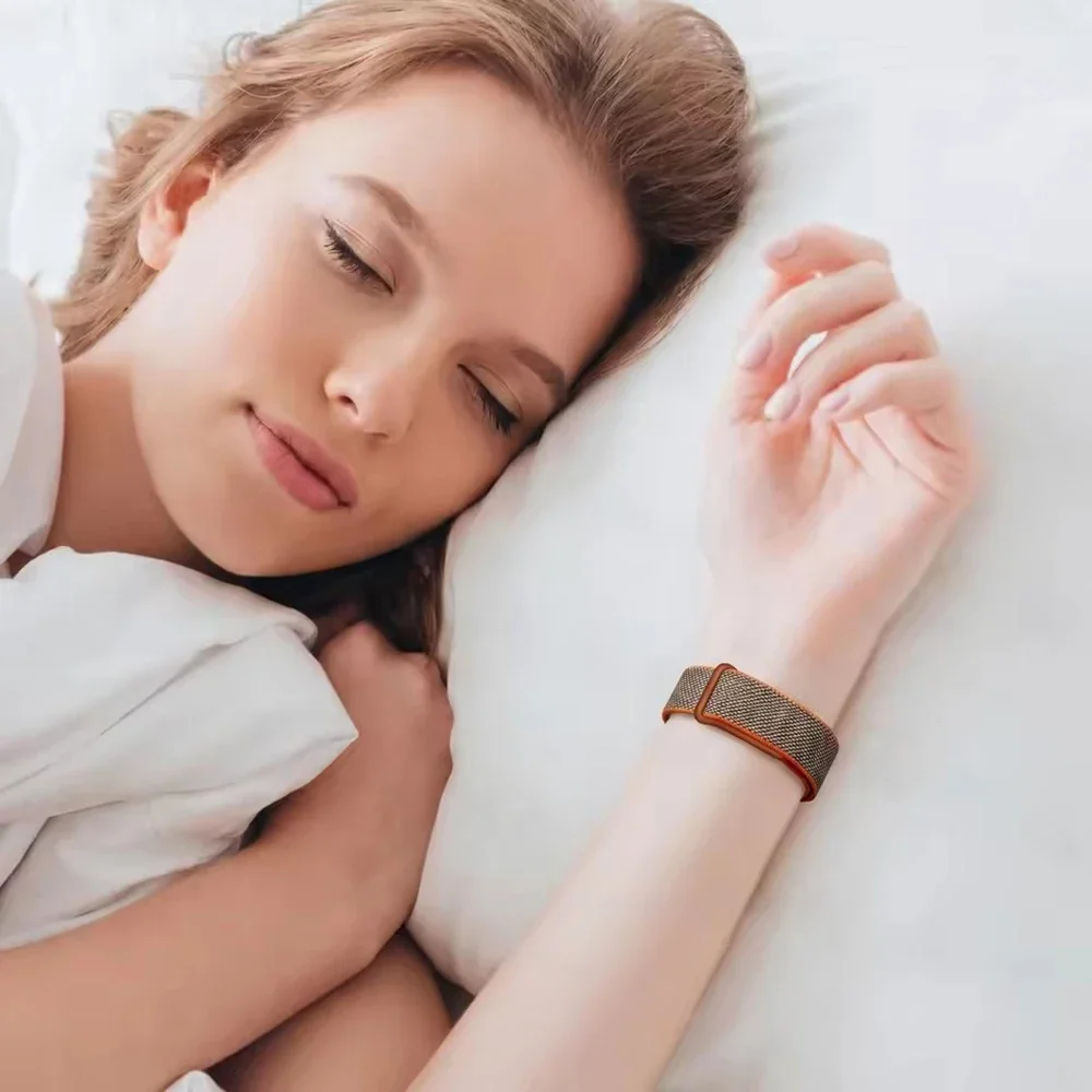 für Google Fitbit Air Silikon+Nylon-Schlaufenarmband für Fitbit Air Fitness Tracker 1:1 Original Sport-Uhrenarmband Armband-Zubehör – Detail 11