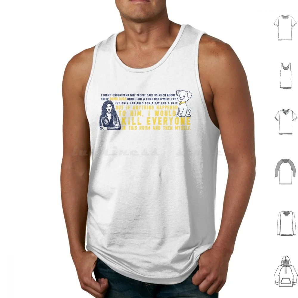 Dumb Dogs-Rosa Diaz ( Variant ) Tank Tops Print Cotton Boyle Brooklyn 99 Brooklyn Jake Peralta Captain Holt