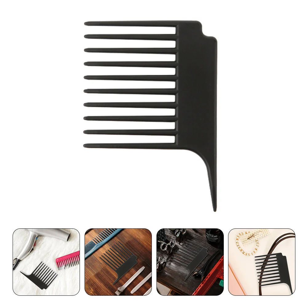 2 قطعة مشط أسنان واسعة أداة تصفيف الشعر لفك تشابك الشعر المستقيم المجعد تصميم متين طويل الأمد مشط أسنان واسعة
