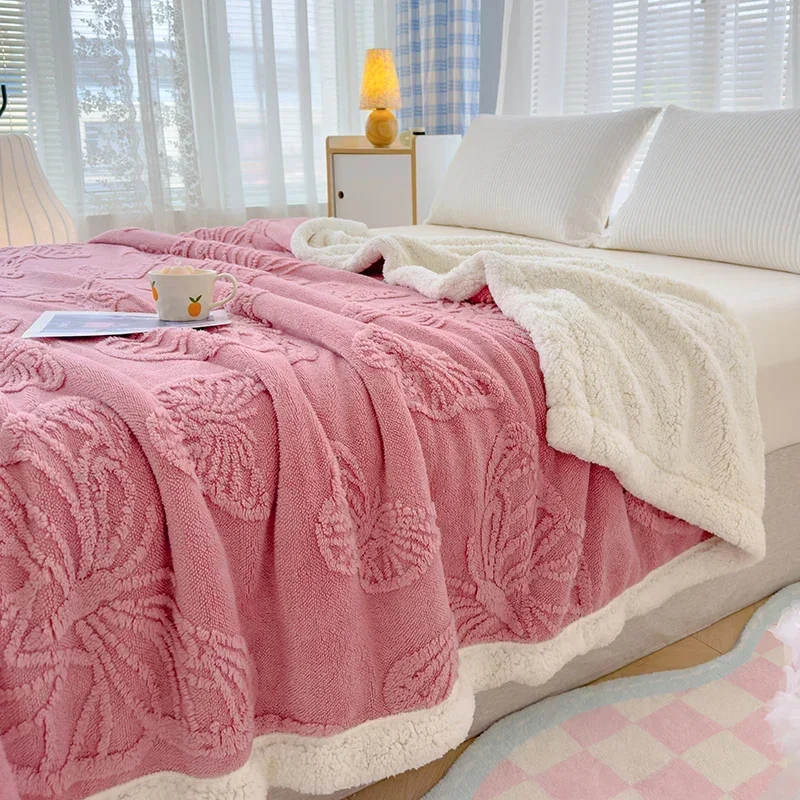 3D Butterfly Throw Blanket Super Soft Warm Fluffy Bed Blankets Lightweight Jacquard Fleece Blanket for Sofa Chair Bed Camping