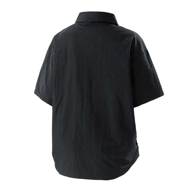 Summer Shirts for Men Big Size 6XL 7XL 8XL Breathable Business Formal Shirt Male Short Sleeve Solid Color Khaki White 50-140KG