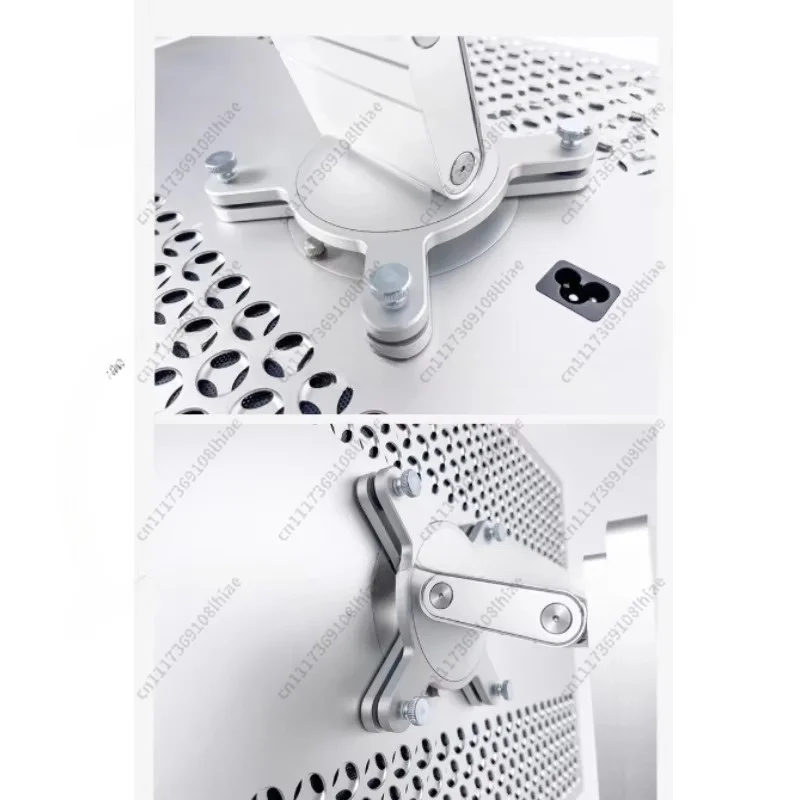 CNC Aluminum Alloy Monitor Stand 24-40'' Lift Rotary VESA 100x100 Max Load 10KG Black/Silver