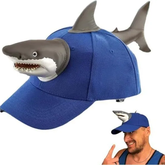 

Novelty Tralalero Tralala Hat Summer Headwear Merch Italian Brainrot Fishing Hats for Hiking Novel Hat for Kids Birthday Gift