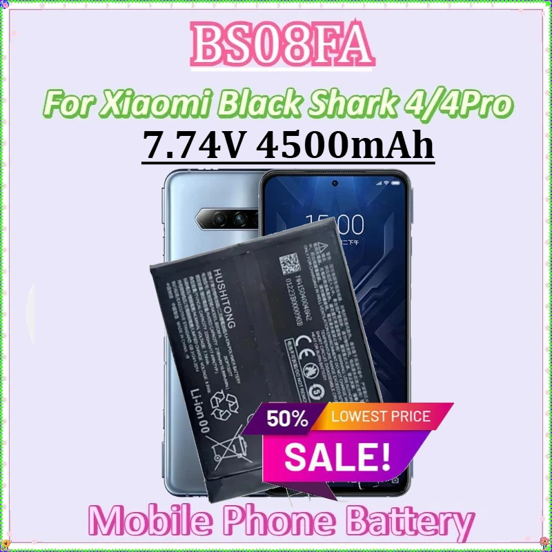 

For Xiaomi Black Shark 4/4Pro Phone Replacement Batteries New BS08FA 7.74V 4500mAh Mobile Phone Battery