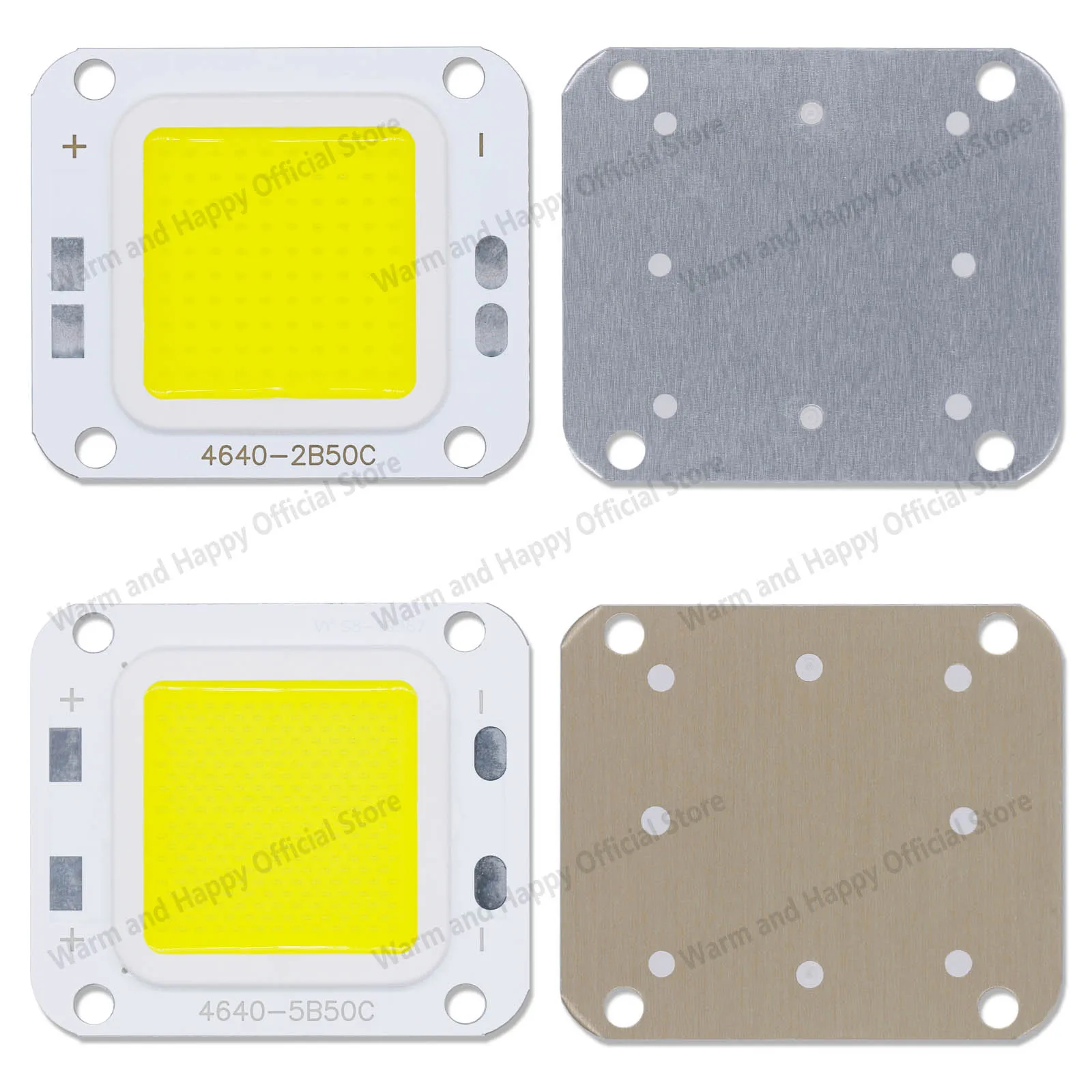 Imagem -05 - Led Cob Chip Flood Light Alta Voltagem Invertido Não Isolado Projeção Fonte de Luz Exterior Faça Você Mesmo 20w 30w 50w 100w 4640