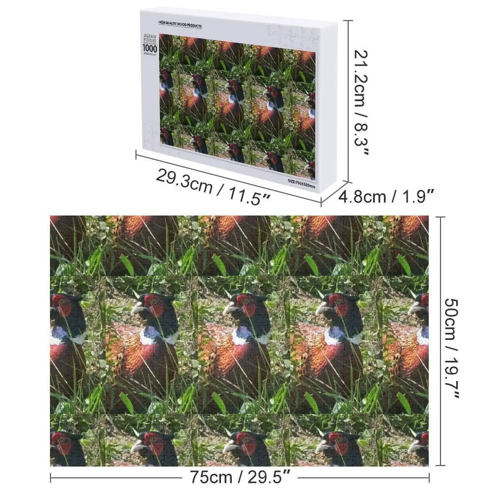 Пазл фазана, персонализированная детская игрушка, индивидуальное имя, детская игрушка-головоломка