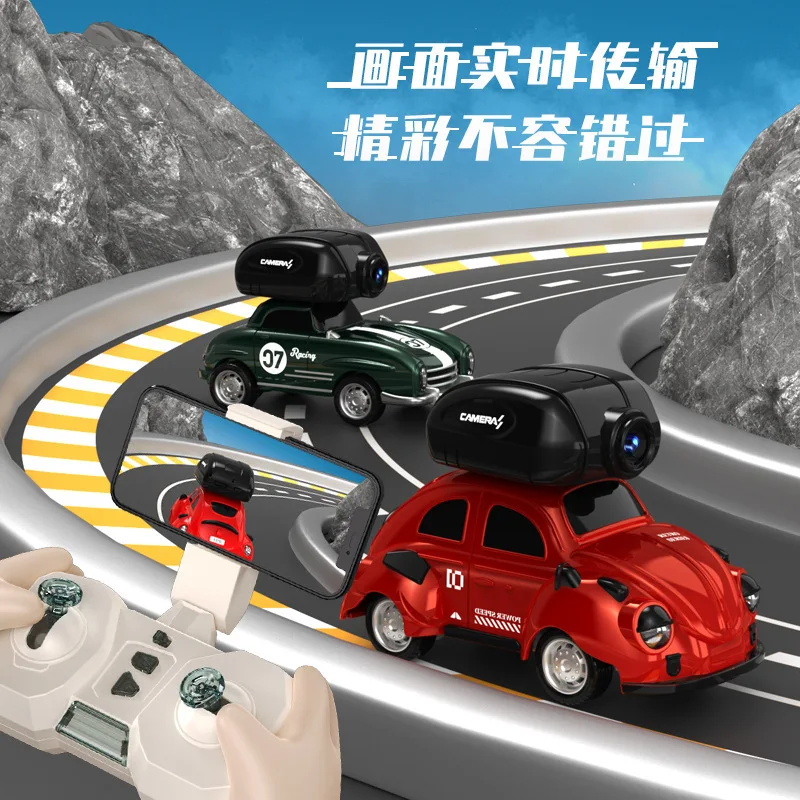 Mini auto telecomandata RC a quattro ruote motrici arrampicata auto giocattolo collisione vibrazione ragazzo fuoristrada auto sportiva fotocamera regalo di festa