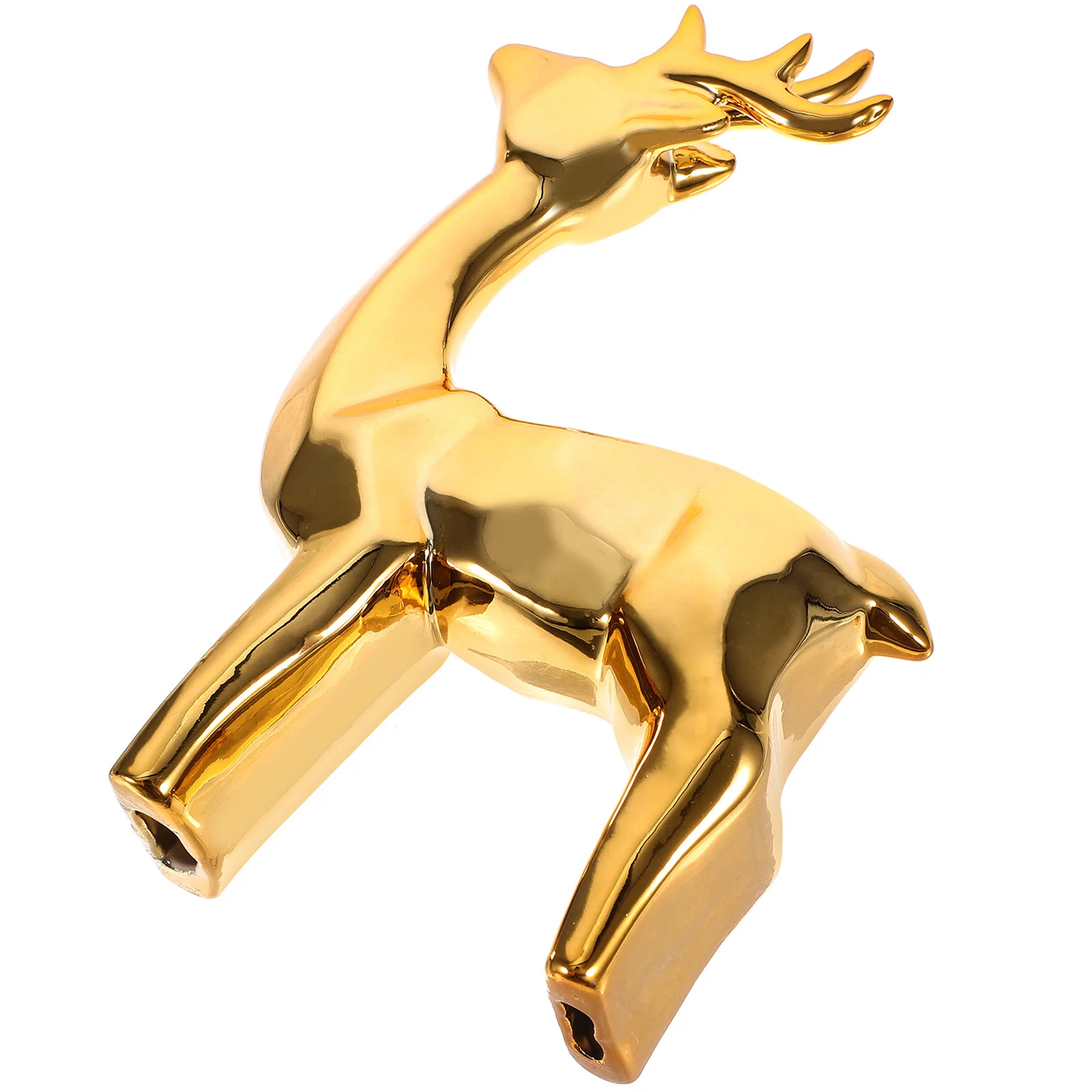 

Ceramic Deer Statue Compact Desktop Ornament Exquisite Deer Sculpture for Home Office Decor Animal Figurines Tabletop Decor