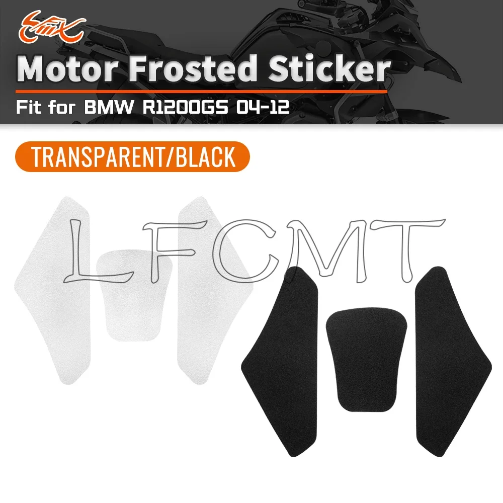 

Fit for BMW R1200GS R 1200 GS 2004-2012 Motorcycle Fuel Tank Pad Sticker Anti Slip Knee Grips Traction Pad Protector Decals