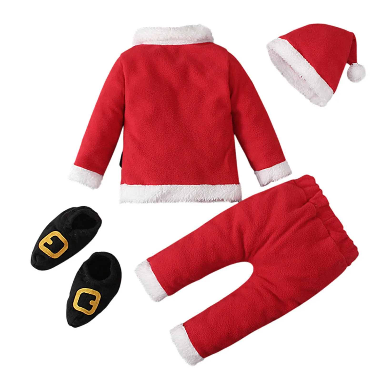 Infant Baby Boy Girls Christmas Cosplay Long Sleeve For 0-3 Years Kid Carnival Party Santa Claus Kids Cosplay Costume 2024