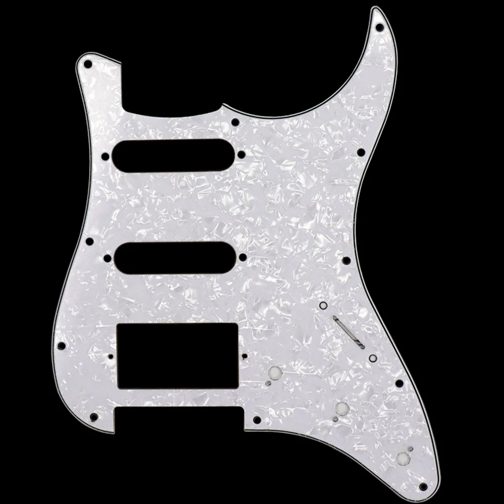 Multicolor 11Hole SSH Guitar Pickguard Scratch Plate For ST SQ Electric Guitars PVC Celluloid Stndard Models Perfect Replacement