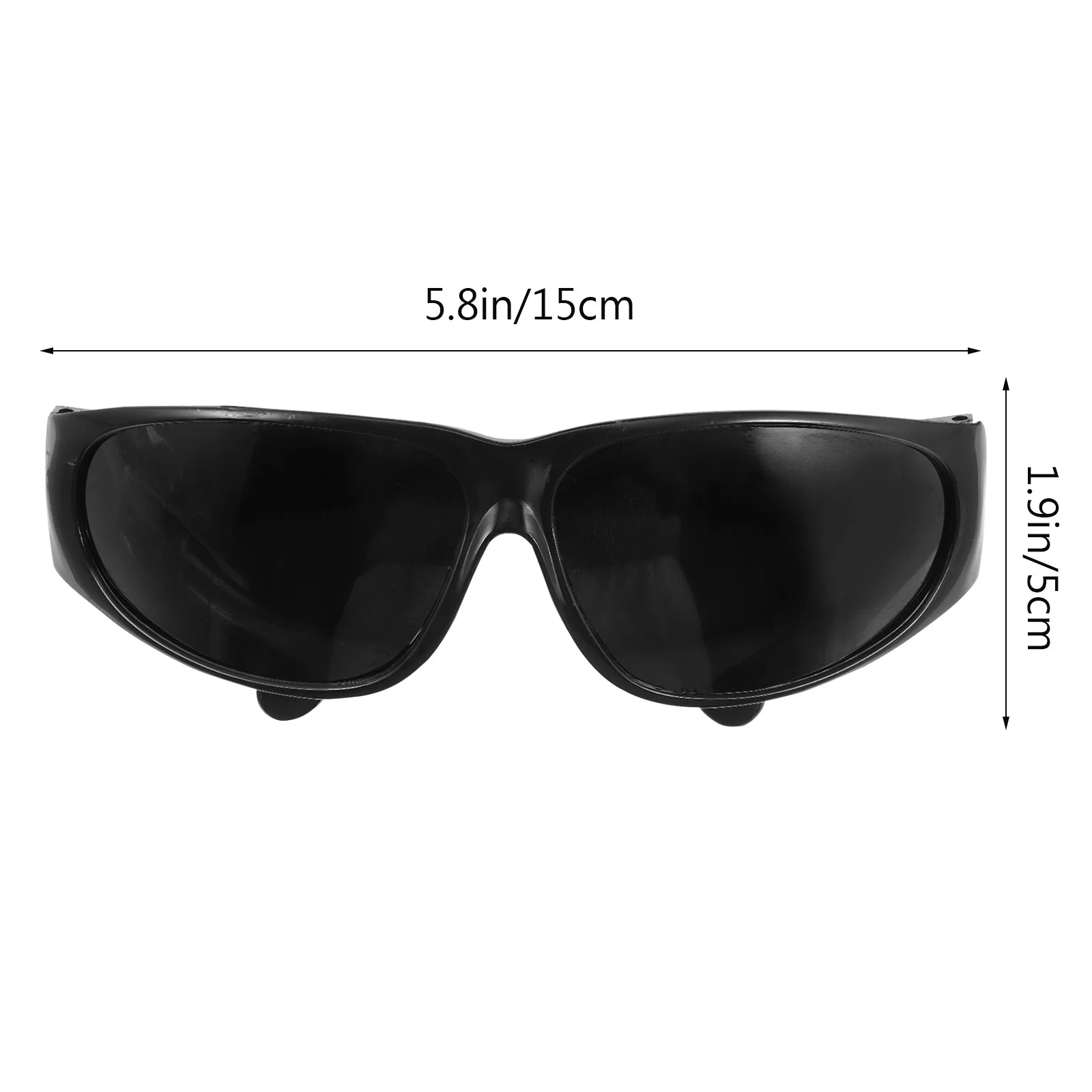 6Pcs Safety Welding Goggles Protective Glasses Bendable Temples Anti-Fog Uv Protection for Welding Cutting Gas