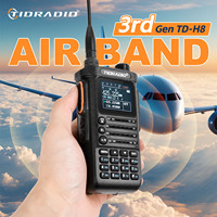 3nd Gen TIDRADIO TD H8 10W Walkie Talkie AM Band  Long Range Connection Phone APP Wireless Programming Dual Band USB-C Ham GMRS