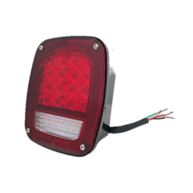 2026 Hot Sale 12v LED Tail Light Rake / Reverse / Turn Signal Lamp Back up Rear Parking Stop Light Truck BM-008 For Bus And Truc
