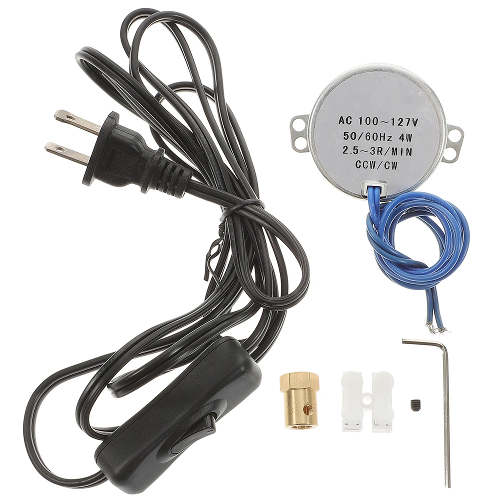 

1Set Slow Rotating Synchronous Motor Durable High Torque Low Noise for Halloween Prop Christmas Tree Electric Fan Massager