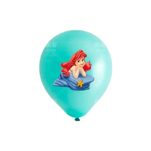 Disney Balonu-Lateks, Küçük Denizkızı, Ariel, Prenses, Balonlar, Çocuklar Doğum Günü Dekoru, parti malzemeleri ve 12 kitte 8 büyük satış, parti-küçük denizkızı-ariel-no. 8