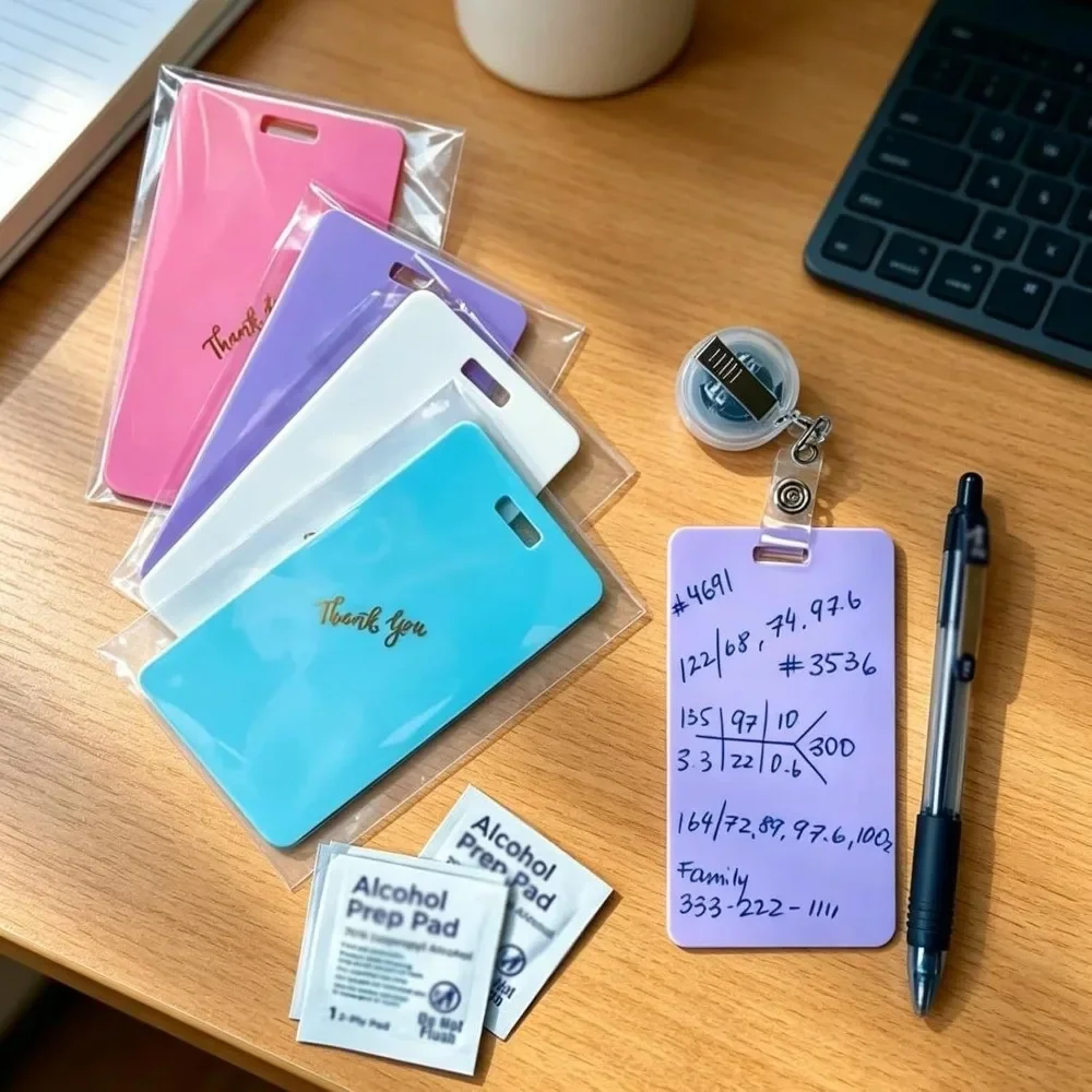 Creative Reusable Erasable Badge Sticky Notes Dry Erase Self-Sticky Notebook Multi Color Washable Planner Notepad Amagi