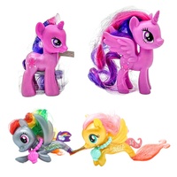 Hasbro My Little Pony Cute Doll Toy Twilight Sparkle Mermaid Seapony Rainbow Dash Fluttershy Collection Children Birthday Gifts