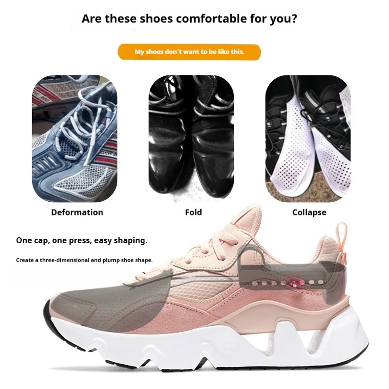 Adjustable Plastic Shoe Lasts Anti-Deformation Internal Support Shoe Stretcher Sneaker Wrinkle Shoe Trees