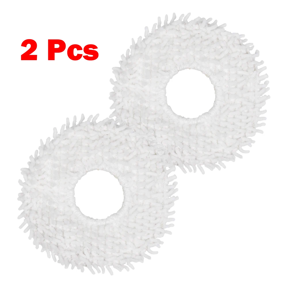 2pcs Mop Cloths For Yeedi Mop/Vac Station Vacuum Cleaner Spare Parts Home Cleaning Replacement Accessories