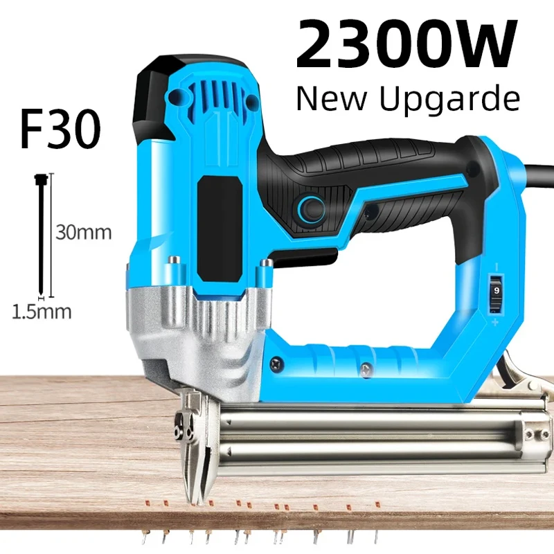 Electric Nail Gun Dual-purpose Nail Gun F30 Straight Nail Gun Multifunctional Ceiling Nail Shooting Tool Woodworking Tool