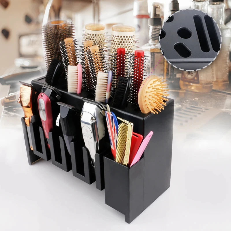 

Durable Carbon PP Barber Hairstylist Organizer Tools Holder Functional for Home Hair Salon Barber Shop Storage Stands And Racks