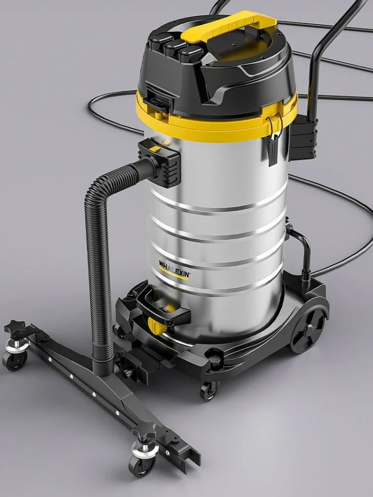 Industrial vacuum cleaner Commercial high-power dust suction Factory workshop Powerful vacuum cleaner Suction while pushing
