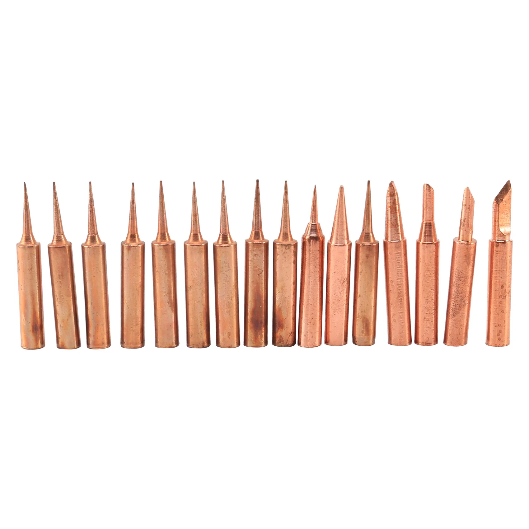 936 Soldering Iron Tip Pure Copper 900M Soldering Tip Set 16Pcs