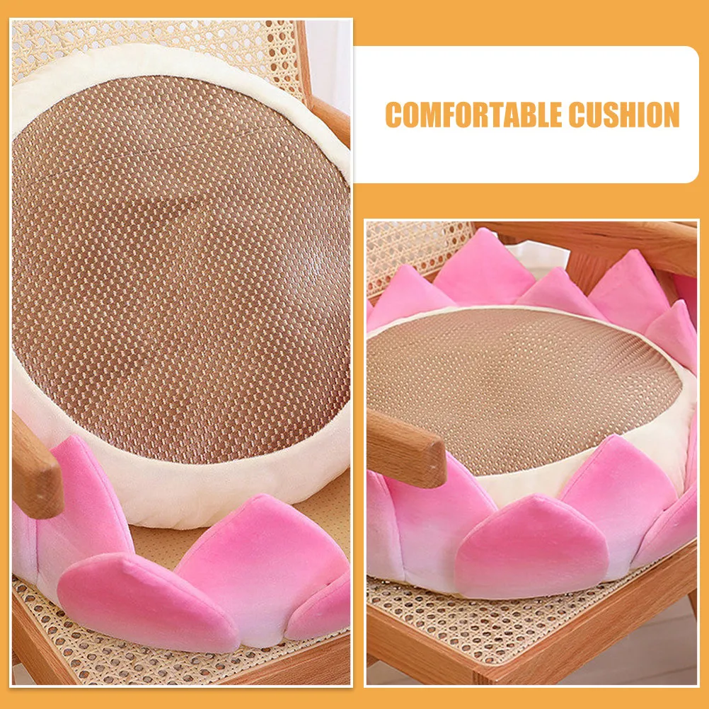 

Подушка для сидения в форме лотоса, удобная, для дома, декоративная, для гостиной, спальни, столовой, офиса, для использования в помещении, мягкая