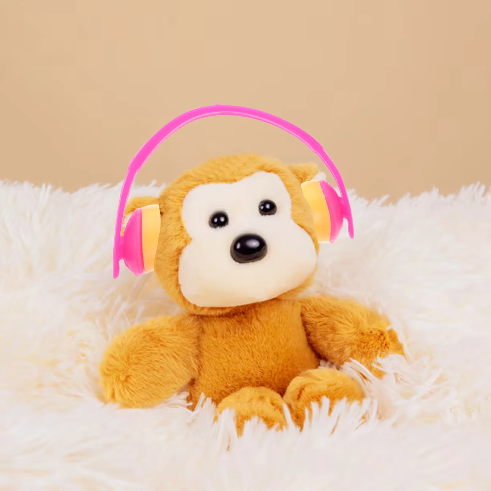 

20pcs Duck Headphone Accessories Mini Headset Cream Gum House Miniature Simulation Decorations DIY Ornaments