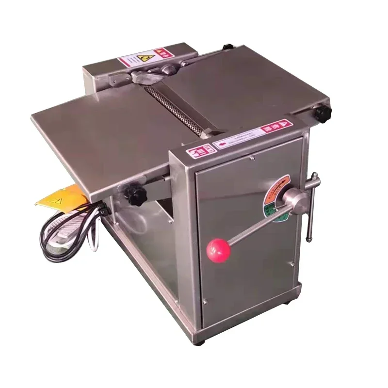 Large Commercial 220V 300Mm Blade Length Commercial Pig Skin Removal Machine Pork Skin Cutting Machine For Restaurant