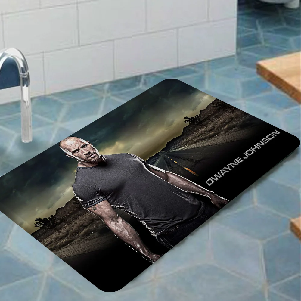 Dwayne Johnson Funny Kitchen Mat Cheaper Anti-slip Modern Living Room Balcony Printed Modern Home Decor