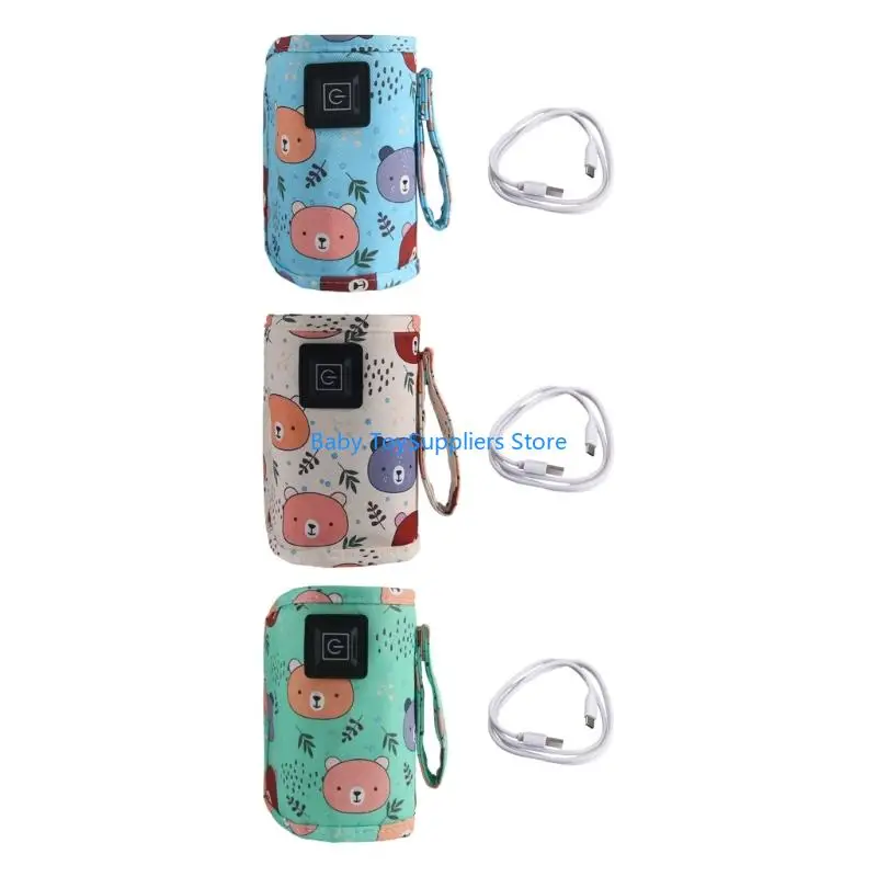 

R1WF Переносная детская бутылочка для поджаривания 3-х температурных классов с приводом от USB для использования в автомобиле на