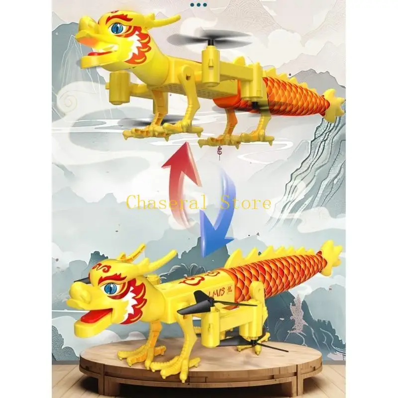 E7CE – avion Dragon télécommandé à 4 essieux, jouet facile à voler, jouet électronique pour enfant, quadrirotor télécommandé,