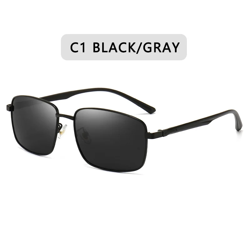 Modische Polarisierte Sonnenbrille für Herren, Luxuriöse Marken-Designer-Sonnenbrille für Damen, Vintage Schwarze Pilotenbrille UV400