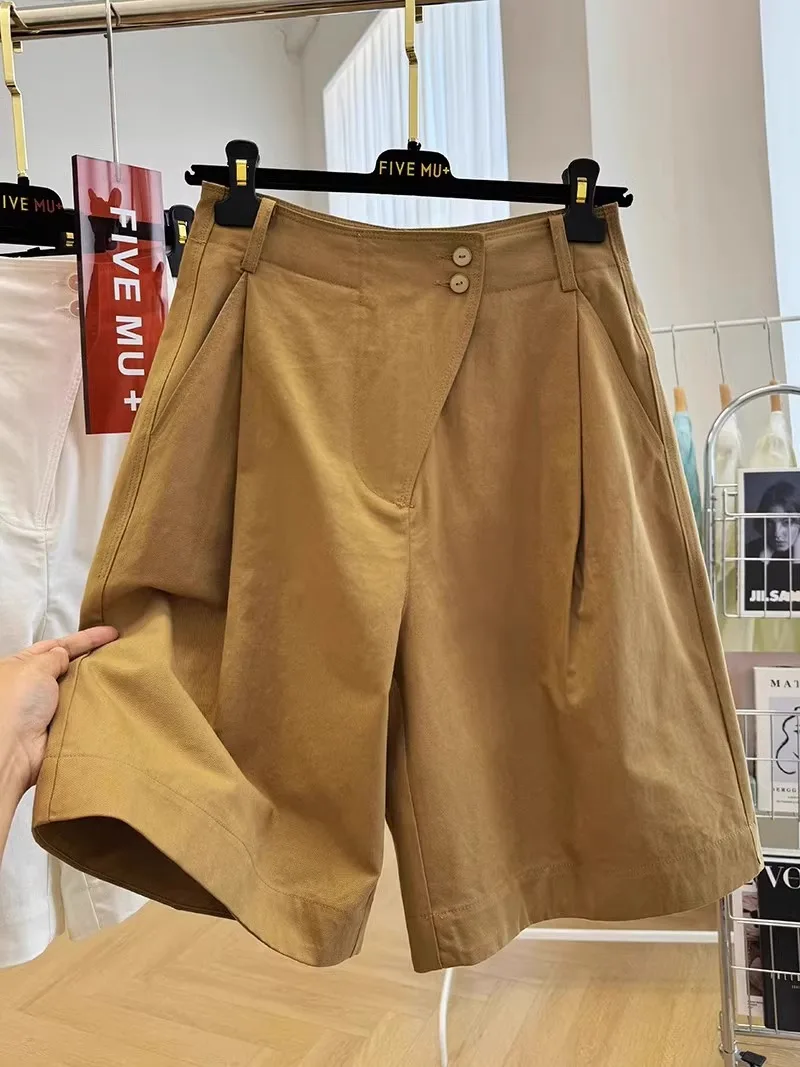 

Мужские летние шорты свободного кроя Extra Large 300 Pou, тонкие, повседневные, в гонконгском стиле, молодежные, для активного отдыха, свободного кроя, длиной до колена