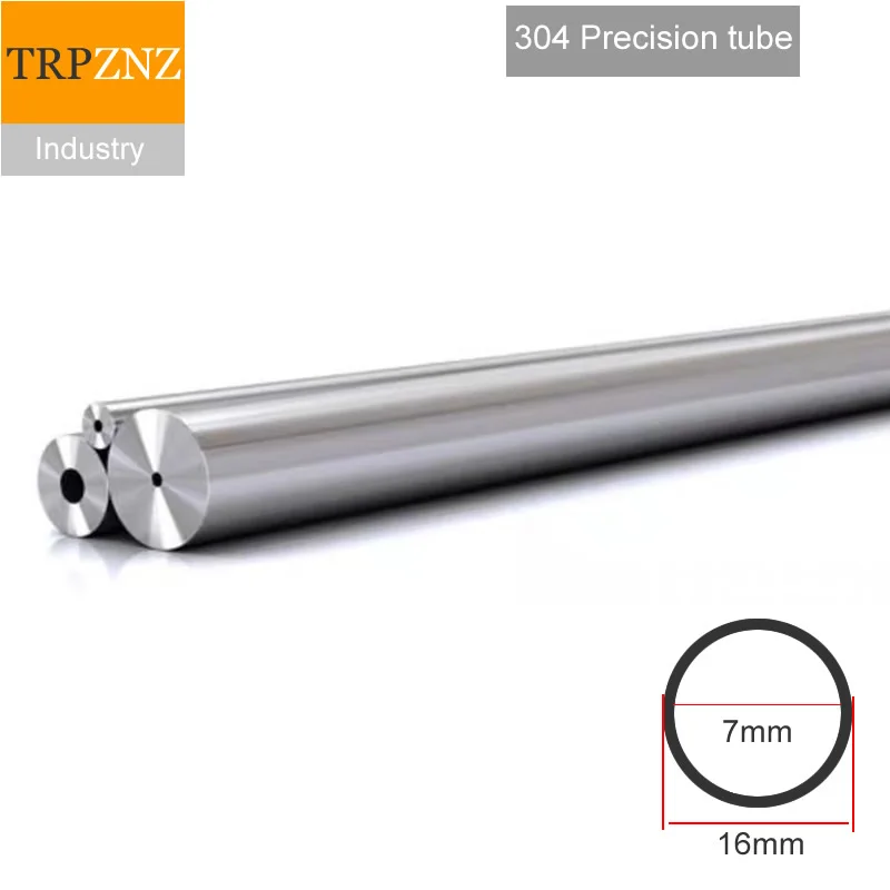 

OD16x4.5mm, 304 stainless steel tube precision pipe , Outer diameter 16mm,wall thick 4.5mm,inner diameter 7mm ,tolerance 0.05mm